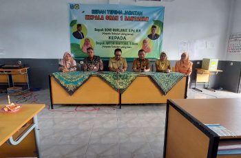 SERTIJAB KEPALA SEKOLAH SMAN 1 BANTARAN