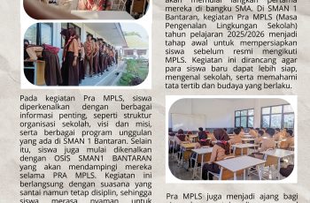 Literasi PRA MPLS RAMAH SMAN 1 BANTARAN