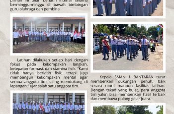 Team Gerak Jalan SMAN 1 BANTARAN